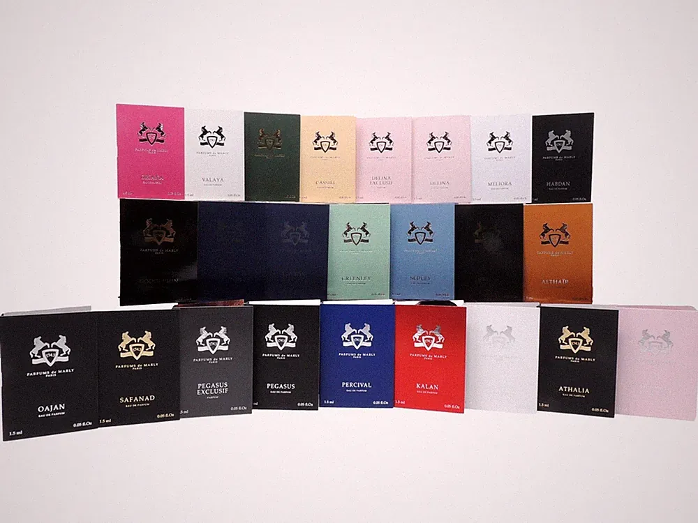PDM PARFUMS DE MARLY 1.5ml .05oz x 4 COLOGNE PERFUME SAMPLES PICK ANY 4 LISTED