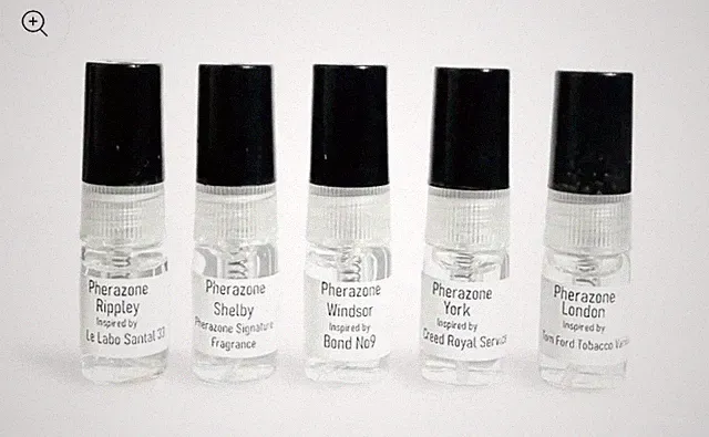 Pherazone Fragrance Sample Set 5 Bottles Men's Cologne Inspired Scents